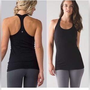 lululemon athletica Black Tank Top